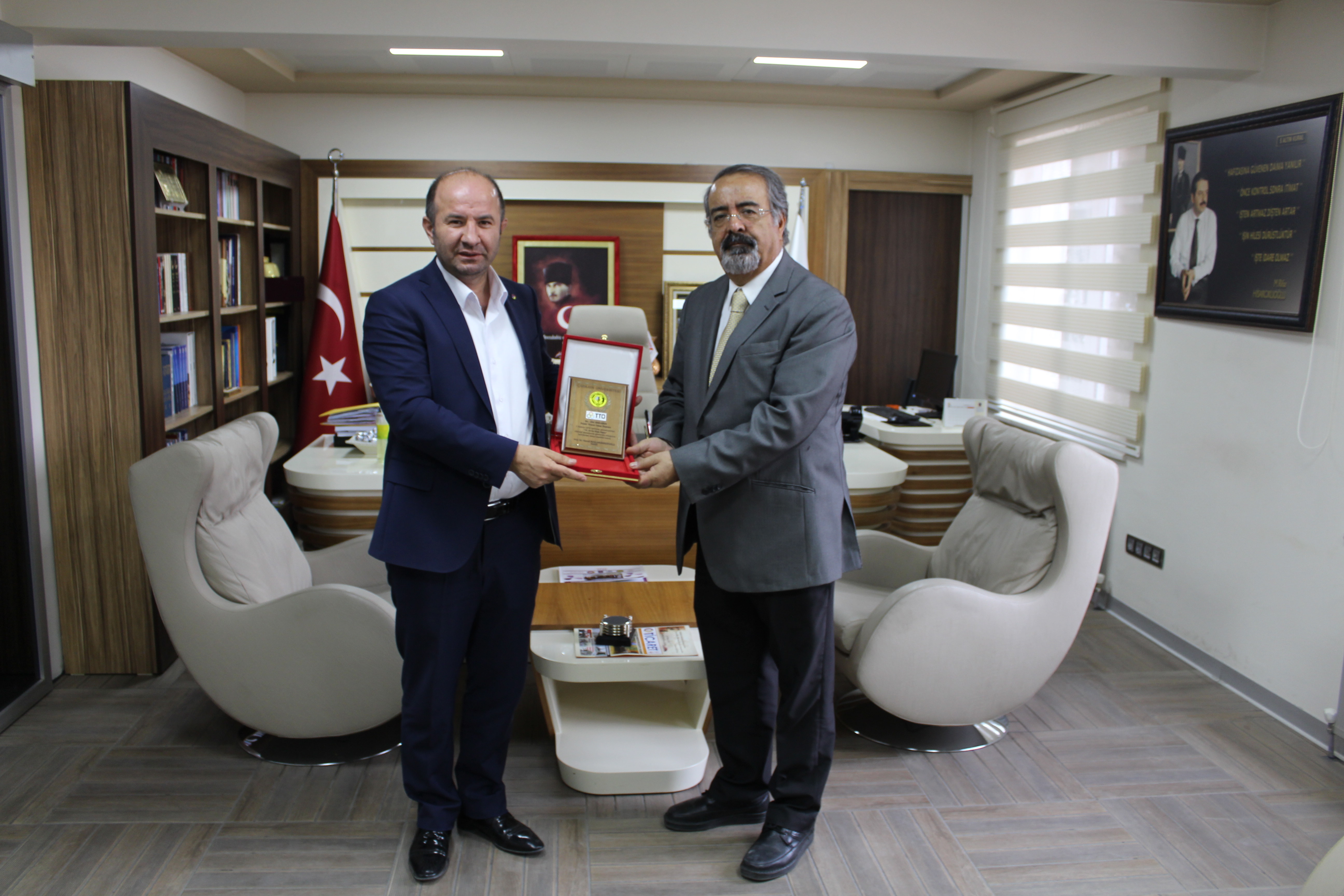 10. Ar-Ge Proje Pazarına Verdiği Desteklerden Dolayı TTO Polatlı Ticaret Odası’na Ziyaret Gerçekleştirdi!