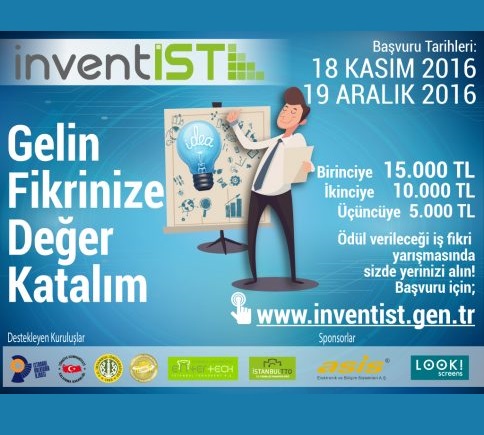 InventIST İş Fikri Yarışması! Son Başvuru Tarihi: 19 Aralık 2016