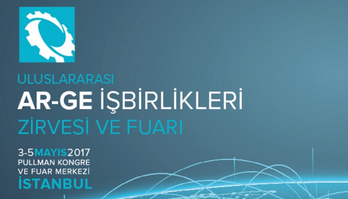 Uluslararası Ar-Ge İşbirlikleri Zirvesi ve Fuarı 3-5 Mayıs 2017 Tarihinde İstanbul’da Gerçekleşecektir!
