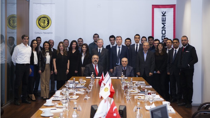 Çankaya Üniversitesi ile Hidromek A.Ş. Arasında 12 Aralık 2017 Tarihinde İşbirliği Protokolü İmzalandı!