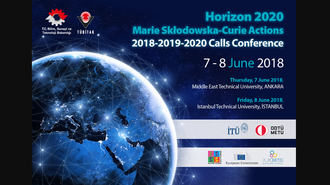 Ufuk2020 MSCA Çağrıları Konferansı! Tarih: 7-8 Haziran 2018