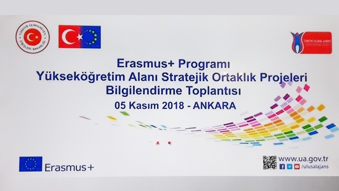 Çankaya Üniversitesi TTO Olarak 5 Kasım 2018 Tarihinde Gerçekleşen Erasmus+ Programı Yükseköğretim Alanı Stratejik Ortaklık Projeleri Bilgilendirme Toplantısı’na Katıldık!