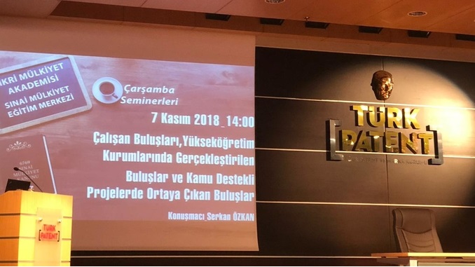 Çankaya Üniversitesi TTO, 7 Kasım 2018 Tarihinde Gerçekleşen Çalışan Buluşları, Yükseköğretim Kurumlarında Gerçekleştirilen Buluşlar ve Kamu Destekli Projelerde Ortaya Çıkan Buluşlar Seminerine Katıldı!