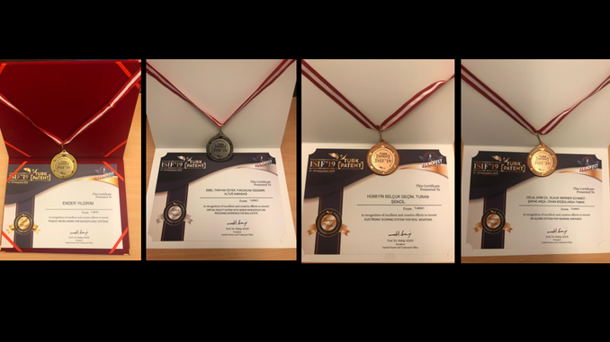 Çankaya Üniversitesi’nin Başvuru Sahibi Olduğu Patentler, Teknofest Alanında Gerçekleşen “4. İstanbul Uluslararası Buluş Fuarı”nda Altın, Gümüş ve Bronz Madalya Kazandı!