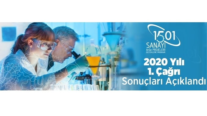 TÜBİTAK TEYDEB 1501 Programı 2020 Yılı 1. Çağrısı Sonuçları!