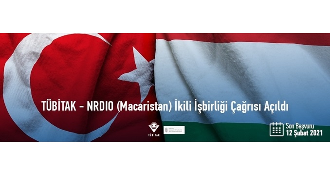 2522 TÜBİTAK – NRDIO (Macaristan) İkili İşbirliği Çağrısı! Çağrı Kapanış Tarihi: 12 Şubat 2021