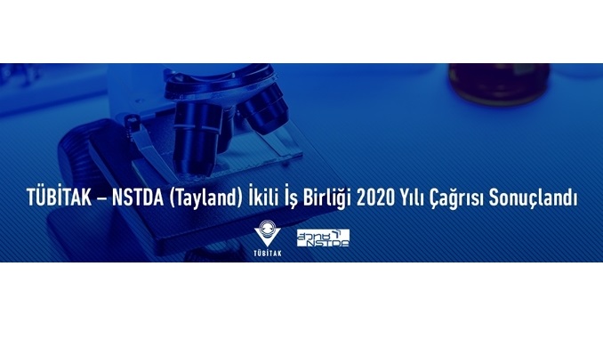 TÜBİTAK – NSTDA (Tayland) İkili İşbirliği 2020 Yılı Çağrısı Sonuçlandı