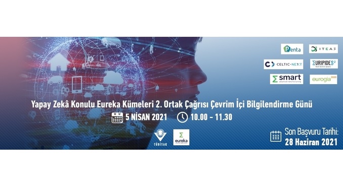 Yapay Zekâ Konulu Eureka Kümeleri 2. Ortak Çağrısı Çevrim İçi Bilgilendirme Günü 5 Nisan 2021 Tarihinde Gerçekleşecek