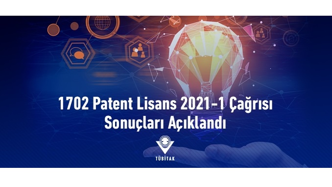 TÜBİTAK 1702 Patent Lisans 2021-1 Çağrısı Sonuçları Açıklandı