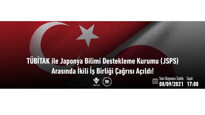 TÜBİTAK ile Japonya Bilimi Destekleme Kurumu (JSPS) arasında İkili İşbirliği Çağrısı! Son Başvuru Tarihi: 08 Eylül 2021