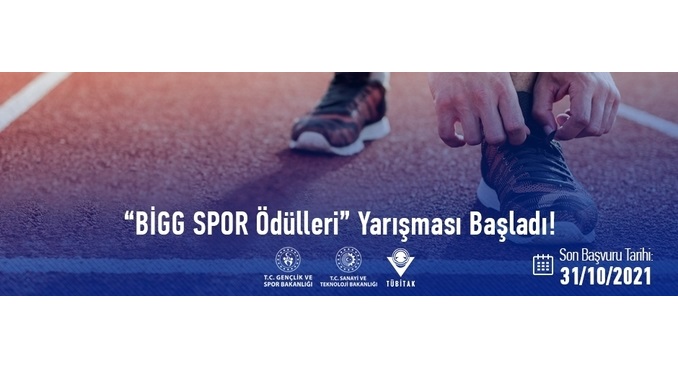 Spor Teknolojileri Alanındaki BİGG Projeleri için “BİGG SPOR Ödülleri” Yarışması Başlıyor! Son Başvuru: 31 Ekim 2021