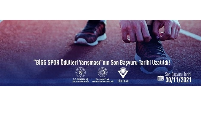 Spor Teknolojileri Alanında 1.000.000 TL Ödüllü “BİGG SPOR Ödülleri” Başlıklı Yarışmanın Başvuru Son Tarihi Uzatıldı: 30 Kasım 2021