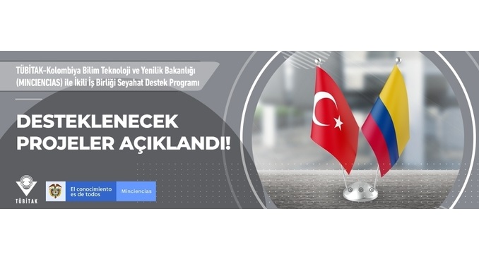 2511 Kolombiya Bilim Teknoloji ve Yenilik Bakanlığı (MINCIENCIAS) ile İkili İşbirliği Seyahat Destek Programı Başvuru Sonuçları Açıklandı!
