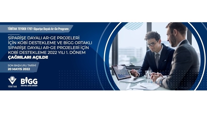 1707 Sipariş Ar-Ge 2022 yılı 1. Dönem Çağrıları Açıldı! Son Başvuru Tarihi: 31 Mayıs 2022