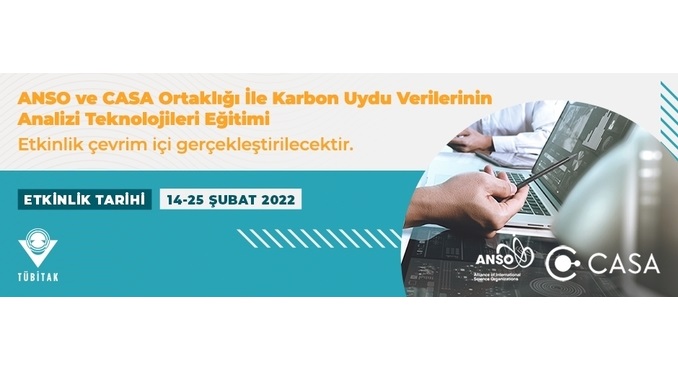 ANSO ve CASA tarafından Karbon Uydu Verilerinin Analizi Teknolojileri Eğitimi Düzenlenecektir