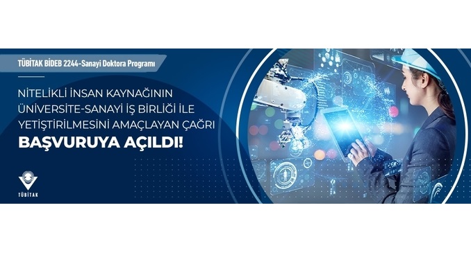 BİDEB 2244-Sanayi Doktora Programı Başvuruya Açıldı! Başvuruya Sürekli Açık