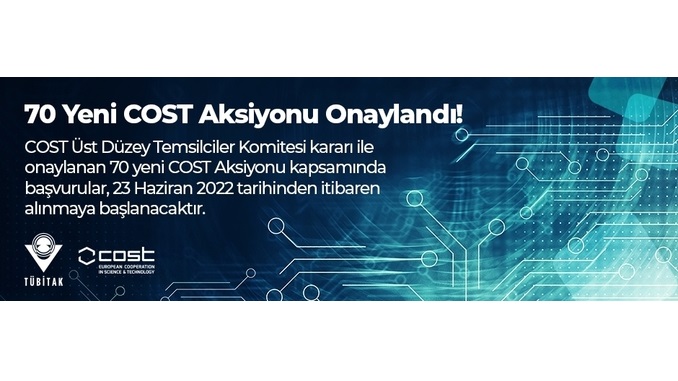 70 Yeni COST Aksiyonu Onaylandı!