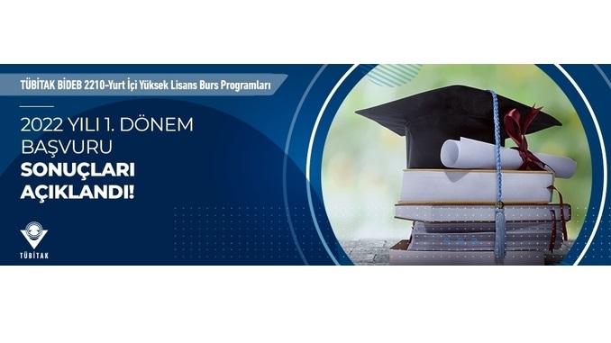 BİDEB 2210 – Yurt İçi Yüksek Lisans Burs Programları 2022 Yılı 1. Dönem Başvuru Sonuçları Açıklandı