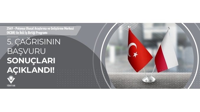 2549 – Polonya Ulusal Araştırma ve Geliştirme Merkezi (NCBR) ile İkili İşbirliği Programı 5. Çağrısı Başvuru Sonuçları Açıklandı