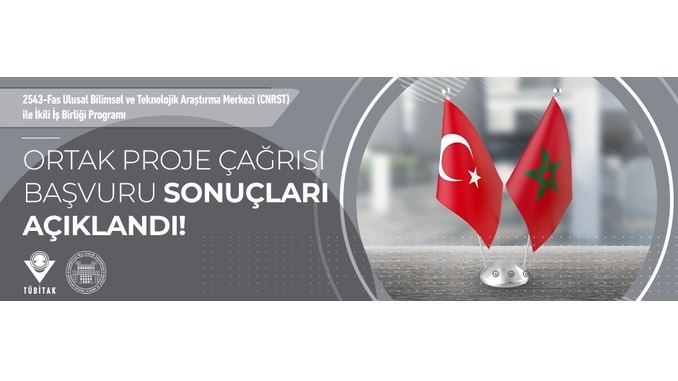2543 – Fas Ulusal Bilimsel ve Teknolojik Araştırma Merkezi (CNRST) ile İkili İşbirliği Programı Başvuru Sonuçları Açıklandı