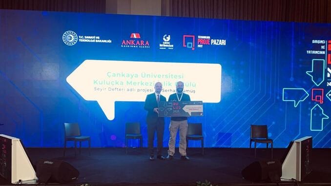 2022 Yılı TechAnkara Proje Pazarı’nda Seyir Defteri’ne Çankaya Üniversitesi BeeVenture Kuluçka Merkezi’nde Bir Yıllık Ücretsiz Ofis Ödülü!