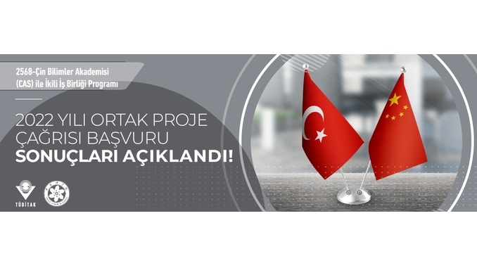 2568-Çin Bilimler Akademisi (CAS) ile İkili İşbirliği Programı 2022 Yılı Çağrısı Başvuru Sonuçları Açıklandı