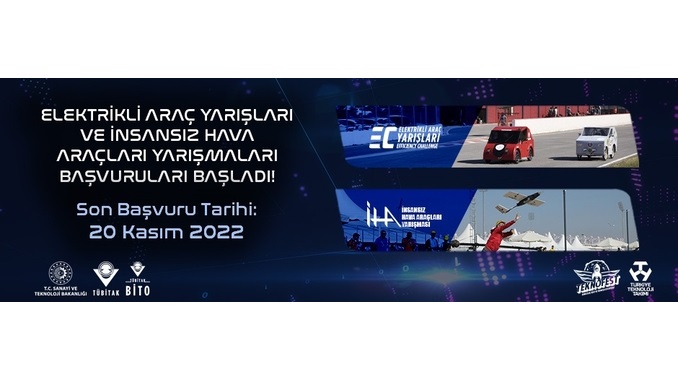Elektrikli Araç Yarışları ve İHA Yarışmaları Başvuruları Başladı! Son Başvuru Tarihi: 20 Kasım 2022
