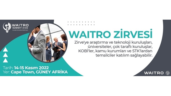 WAITRO Zirvesi 14-15 Kasım’da Cape Town’da Gerçekleştirilecek