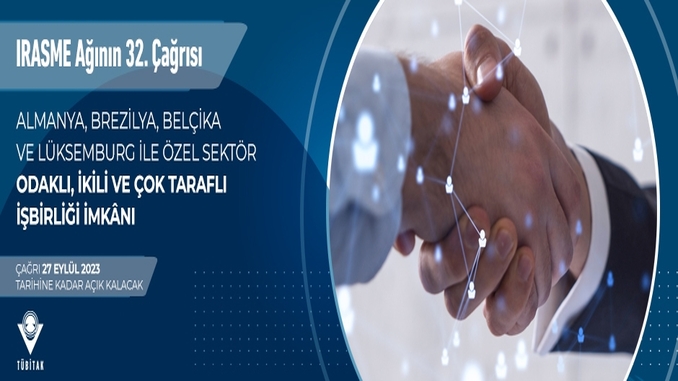 IRASME Ağı 32.Çağrısı! Son Başvuru Tarihi: 27 Eylül 2023