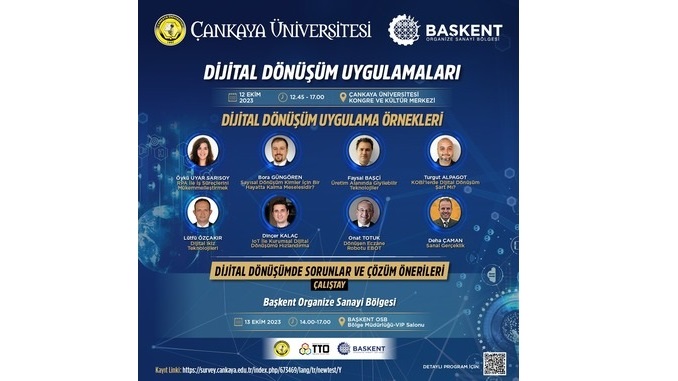 Dijital Dönüşüm Uygulamaları Etkinliği 12-13 Ekim 2023 Tarihinde Gerçekleşti!