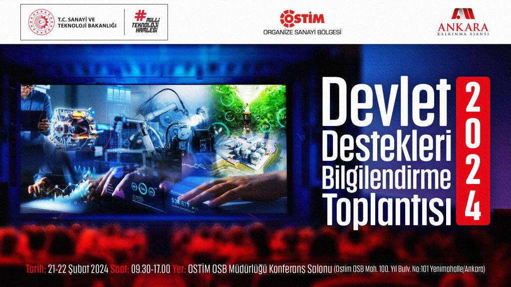 2024 Yılı Devlet Destekleri Bilgilendirme Toplantısı 21-22 Şubat 2024 Tarihinde Gerçekleşecek